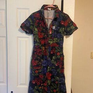 Lucy & Yak Ragan jumpsuit size 8 floral